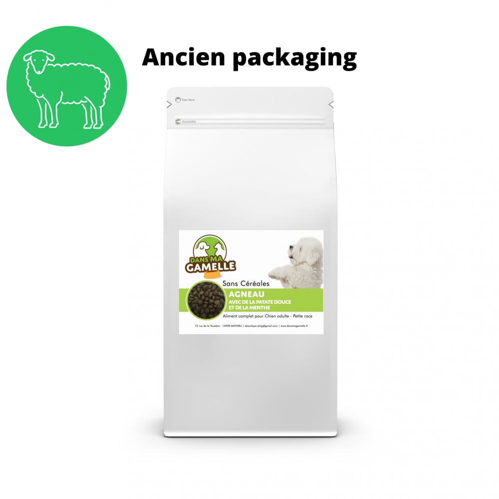 Croquettes sans céréales à l'AGNEAU - Chiens petites races (1)